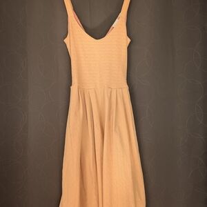 Anthropologie Peach Dress